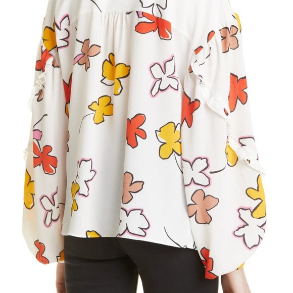 Ted Baker Thurso Floral Top Ted size 5 - Picture 10 of 16